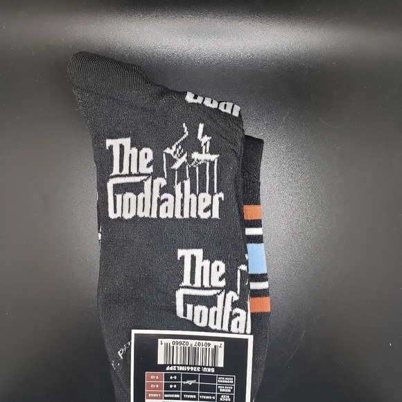The Godfather crew socks 2 pairs Mafia boss socks - Picture 4 of 7